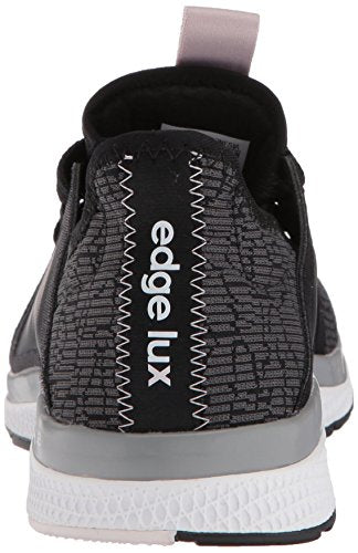 adidas Performance Women's Edge Lux Running Shoe, Black/Vapour Grey Metallic/Orchid Tint, 10.5 M US