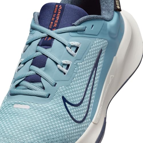 Nike Juniper Trail 2 GTX V2 Mens Running Trainers HM9734 Sneakers Shoes (UK 10.5 US 11.5 EU 45.5, Denim Turquoise Midnight Navy 402)