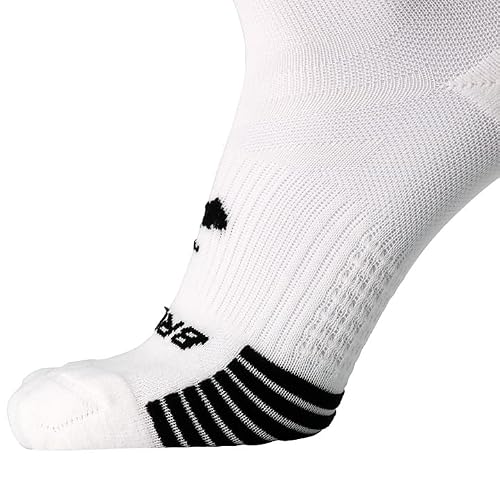 Brooks Ghost Lite No Show Socks, Running Socks with Arch Support, 2-Pack - White - M