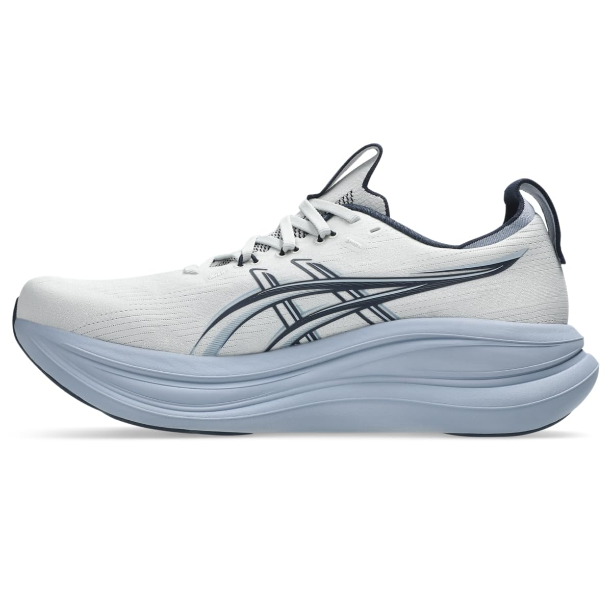 ASICS Men's Gel-Nimbus 28 Running Shoes, 10.5, Concrete/Midnight - alternate product view 4
