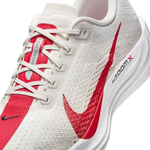 Nike Pegasus Plus Men's Road Running Shoes (FQ7262-003, Platinum Tint/Phantom/Black/University Red) Size 11
