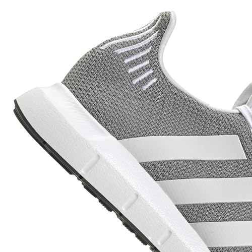 adidas Men's Swift Run 1.0, Grey/White/Black, 10