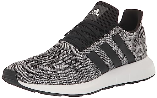 adidas Mens Swift Run Core Black/Core Black/White 10.5