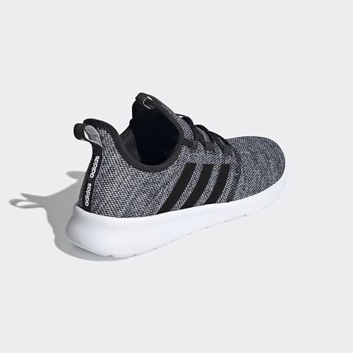 adidas Women's Cloudfoam Pure 2.0 Running Shoes, Black/Black/White, 6.5