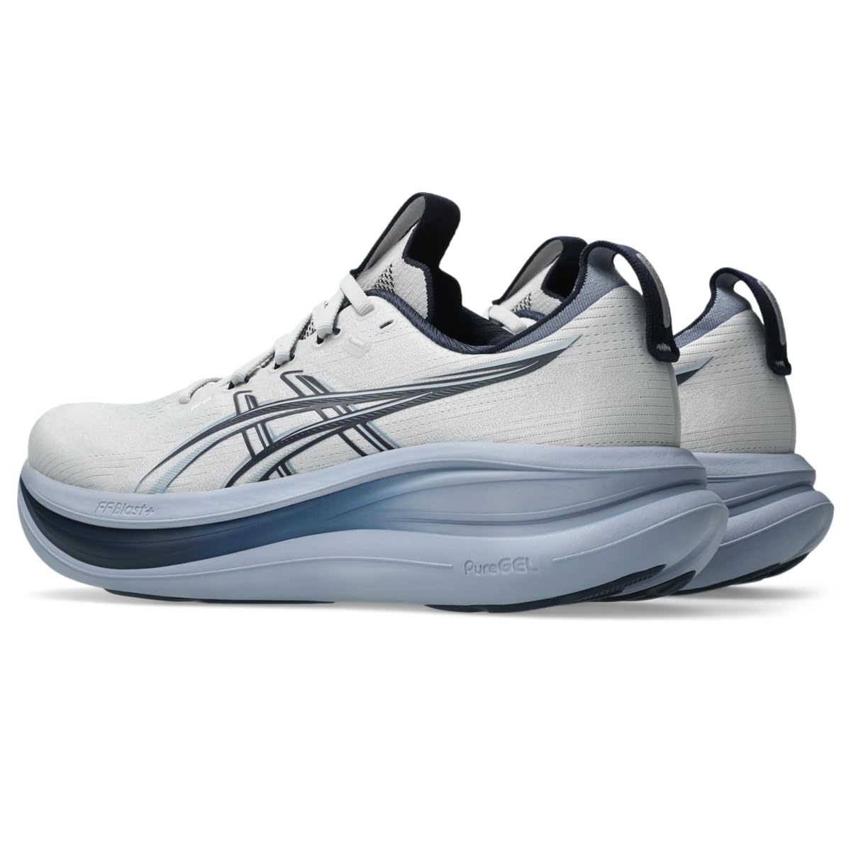 ASICS Men's Gel-Nimbus 28 Running Shoes, 10.5, Concrete/Midnight - alternate product view 3