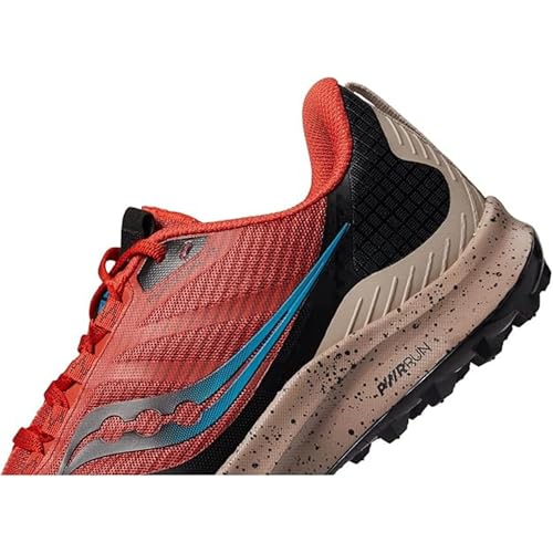 Saucony Men's Peregrine 12 Sneaker, Clay/Loam, 8.5
