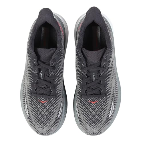Hoka Men's Clifton 9 Black/Outer Orbit 8 Medium