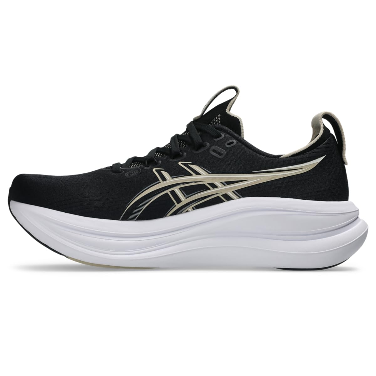ASICS Men's Gel-Nimbus 28 Running Shoes, 10.5, Black/Feather Grey - alternate product view 5