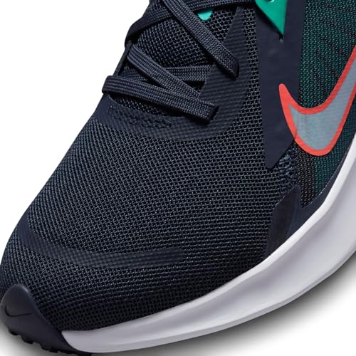 Nike WMNS Quest 5, Low Women, Obsidian White Clear Jade Spicy Red, 6.5 AU