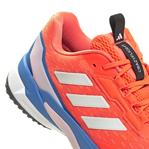 adidas Men's Crazyflight 6, Bright Royal/Zero Metallic/Team Solar Orange, 9.5