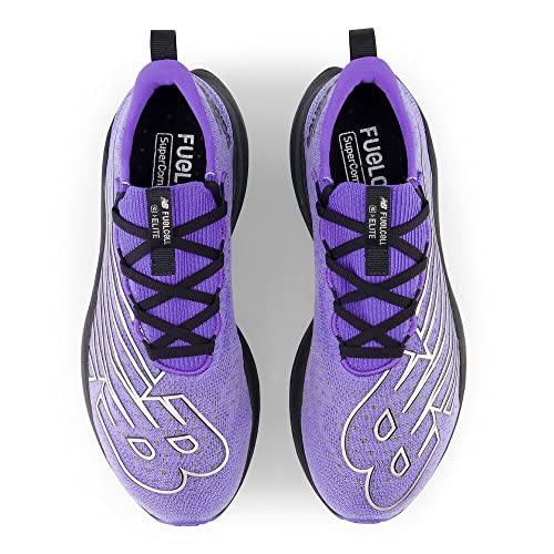 New Balance Women's FuelCell SuperComp Elite V3 Running Shoe, Electric Indigo/Black, 8 M