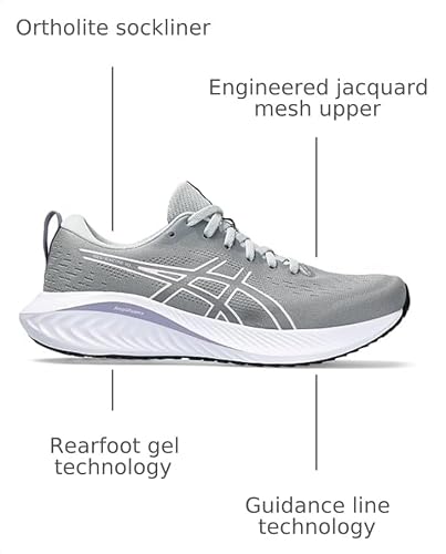 ASICS Women's Gel-Excite 10 Running Shoes, 6.5, Sheet Rock/Cosmos