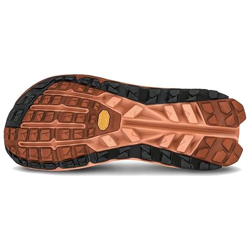 ALTRA Men's Olympus 6 Trail Running Shoe, Gray/Orange, 10.5