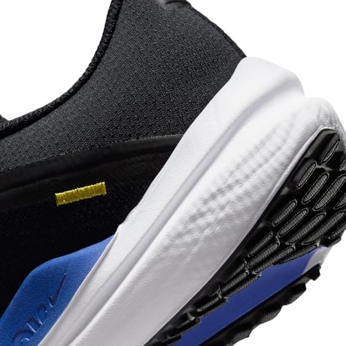 Nike Men's Air Winflo 10 Breathable Mesh Running Shoes Sneaker (Black/Wolf Grey/Racer Blue, US Footwear Size System, Adult, Men, Numeric, Medium, 10.5)