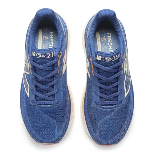 New Balance Women's Fresh Foam X 1080 V14 Running Shoe, Inkwell/Calcium/Copper, 6 M