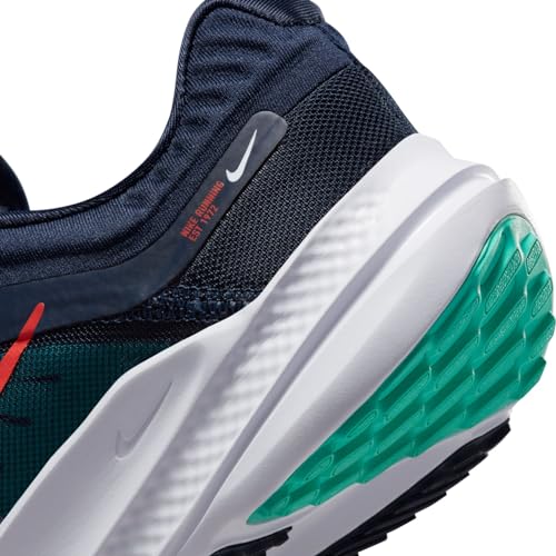 Nike WMNS Quest 5, Low Women, Obsidian White Clear Jade Spicy Red, 6.5 AU