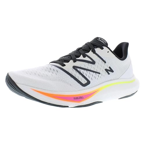 New Balance FuelCell Rebel V3 Mens Shoes Size 10.5, Color: White/Grey
