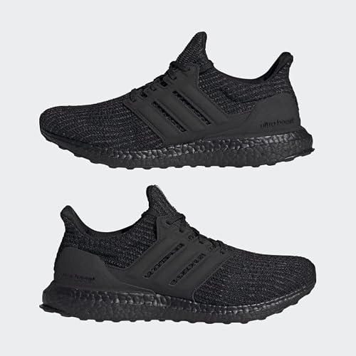 adidas Men's Ultraboost 4.0 DNA, Black/Black/Active Red, 9