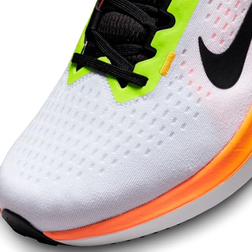 DV4022 Men's Sneakers/Sports Shoes, White Black Orange Yellow, 11 US