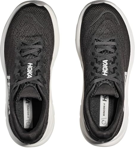 Hoka Women's Rincon 4 Black/White 7.5 Medium - alternate view 2