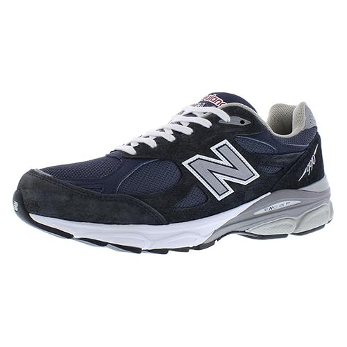 USA-Made New Balance 990v3 Men's Running Shoe in Navy/Black