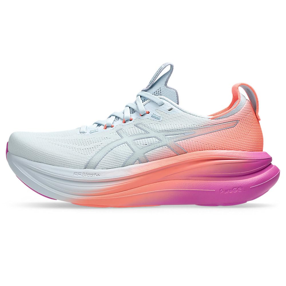 ASICS Women's Gel-Nimbus 28Sneaker, Sky Digital Sakura, 5.5 US