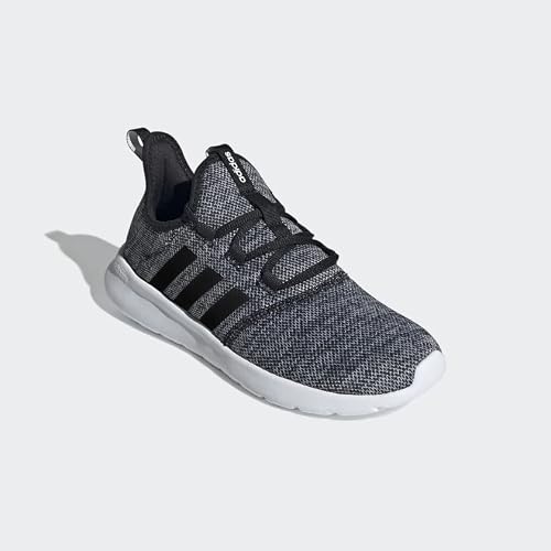adidas Women's Cloudfoam Pure 2.0 Running Shoes, Black/Black/White, 6.5