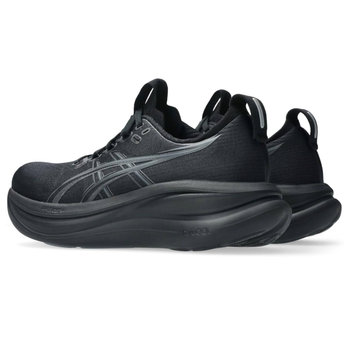 ASICS Women's Gel-Nimbus 28 Running Shoes, 5.5, Black/Graphite Grey