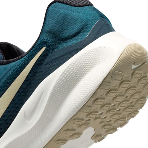 Nike Revolution 7 Men's Road Running Shoes (FB2207-407, Armory Navy/Green Strike/Hyper Pink/Desert Khaki) Size 11.5