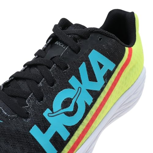 Hoka One Unisex's Rocket X Running Shoe, Black Evening Primrose, US:5.5 - alternate view 5