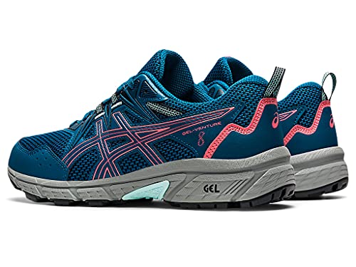 ASICS Women's Gel-Venture® 8 Running Shoes, 6.5, DEEP SEA Teal/Blazing Coral