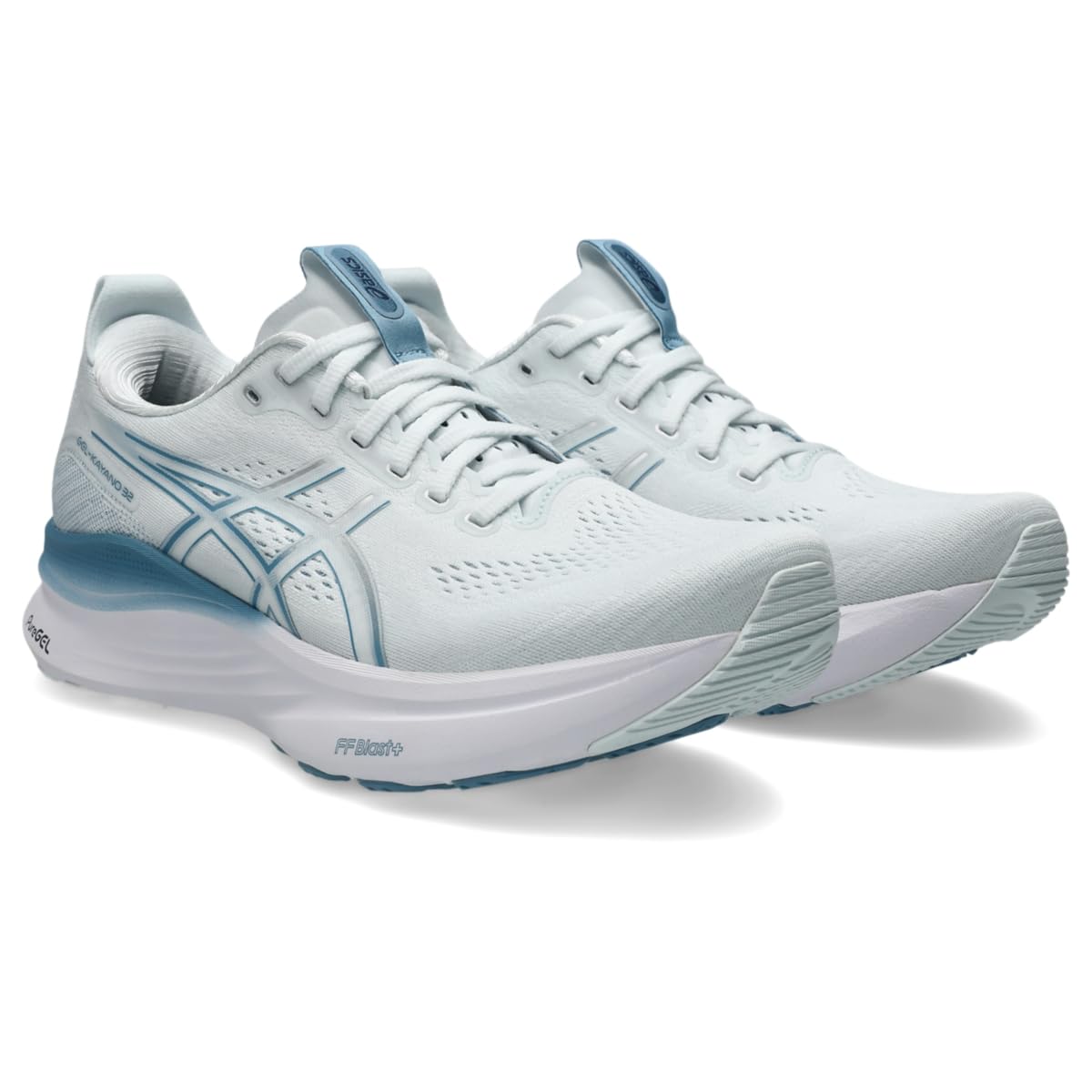 ASICS Men's Gel-Kayano 32 Running Shoes, 12, Arctic Blue/Pure Silver