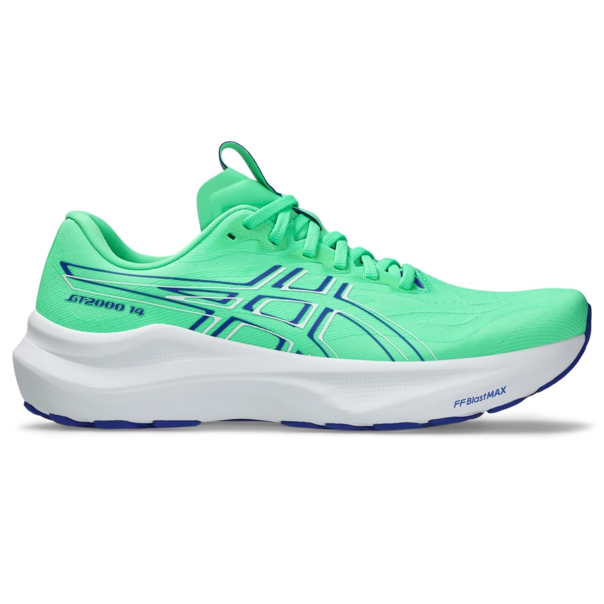 ASICS Men's GT-2000 14 Running Shoes, 9.5, Vital Green/Cobalt Burst - alternate product view 8