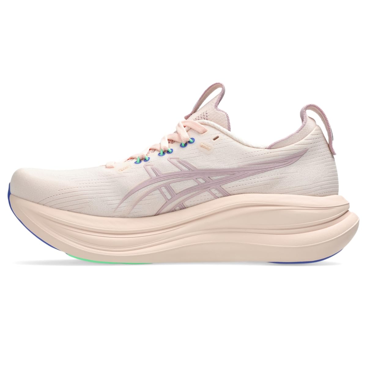 ASICS Women's Gel-Nimbus 28 Running Shoes, 5.5, Pearl Pink/MORGANITE