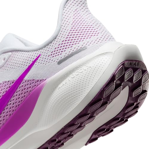Nike Pegasus 41 Women's Road Running Shoes (FD2723-103, White/Black/Beyond Pink/Hyper Violet) Size 7