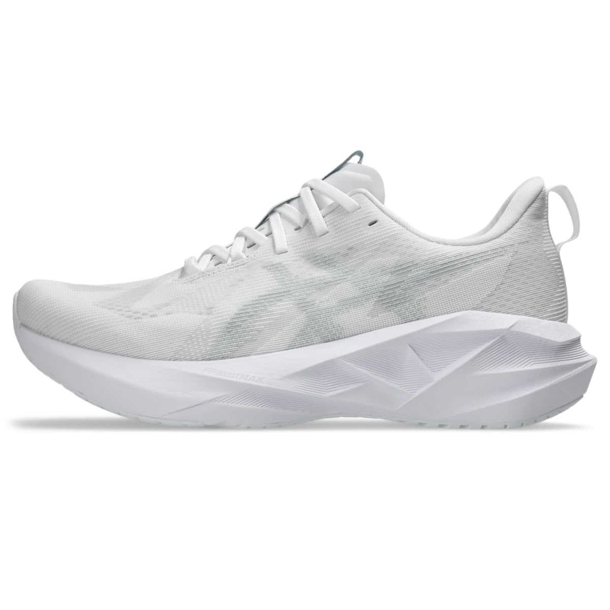 ASICS Men's NOVABLAST 5 Running Shoes, 10.5, White/Piedmont Grey - product image