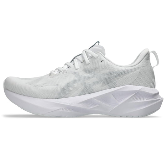 ASICS Men's NOVABLAST 5 Running Shoes, 10.5, White/Piedmont Grey