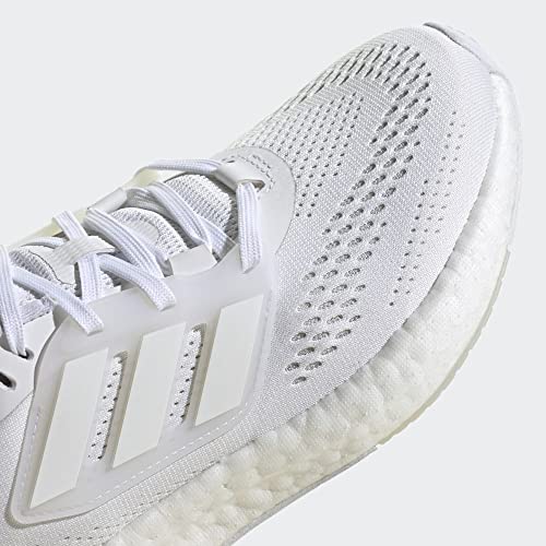 adidas Women's Pureboost 22 Running Shoe, White/White/Crystal White, 7.5