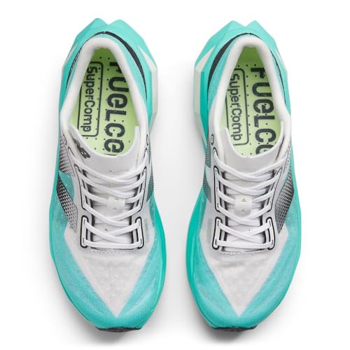 New Balance Women's FuelCell SuperComp Elite V4 Running Shoe, Cyber Jade/White/Black, 6.5 M