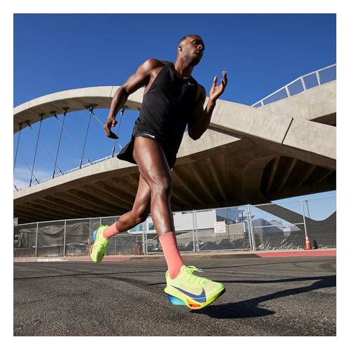 Nike Air Zoom Alphafly Next% 3 Mens Running Shoes Color: Neon Yellow/Dark Blue Size: EUR 42.5 | US 9 | UK 8