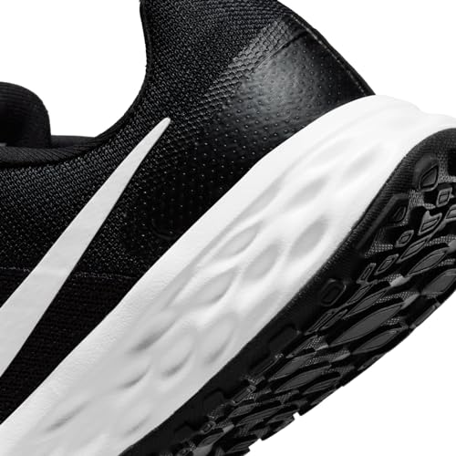 Nike Men's Revolution 5 Flyease Running Shoe, Black White Iron Grey, 7.5 UK