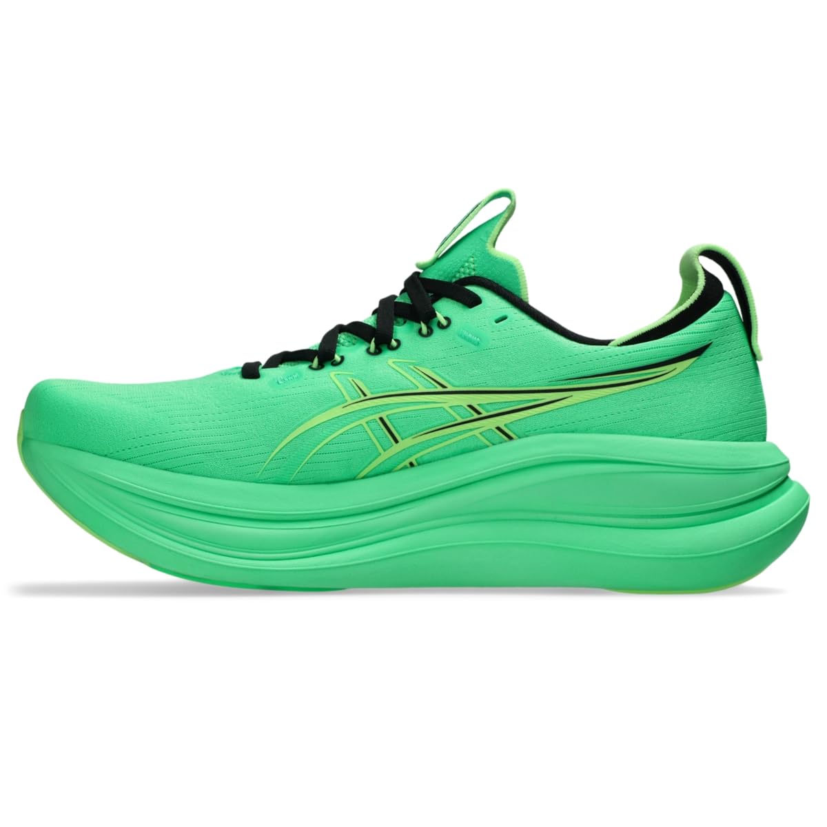 ASICS Men's Gel-Nimbus 28 Running Shoes, 10.5, Vital Green/Illuminate Green