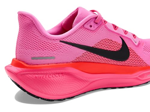 Nike Women's Pegasus 41 Playful Pink/Off Noir/Hyper Pink/Bright Crimson/Metallic Silver 7 Medium