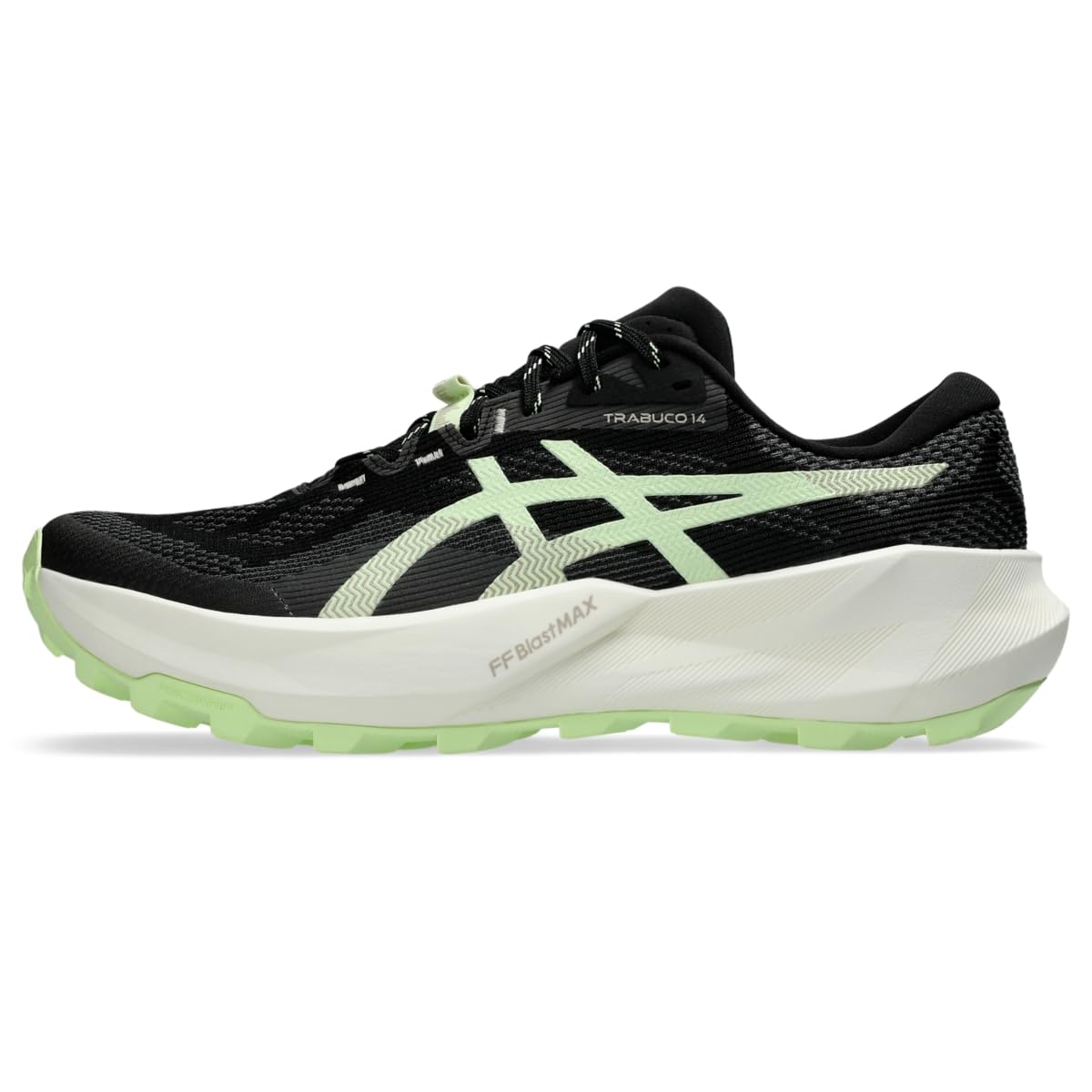 ASICS Men's Trabuco 14 Running Shoes, 9.5, Black/Illuminate Yellow