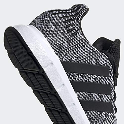 adidas Originals Men's Swift Run Shoe, Core White/Core White/Black, 10.5