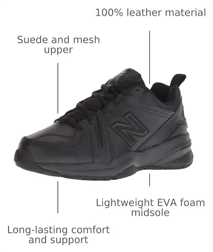 Women's New Balance 608 v5 Training Shoes in Black/Black alternate view 3