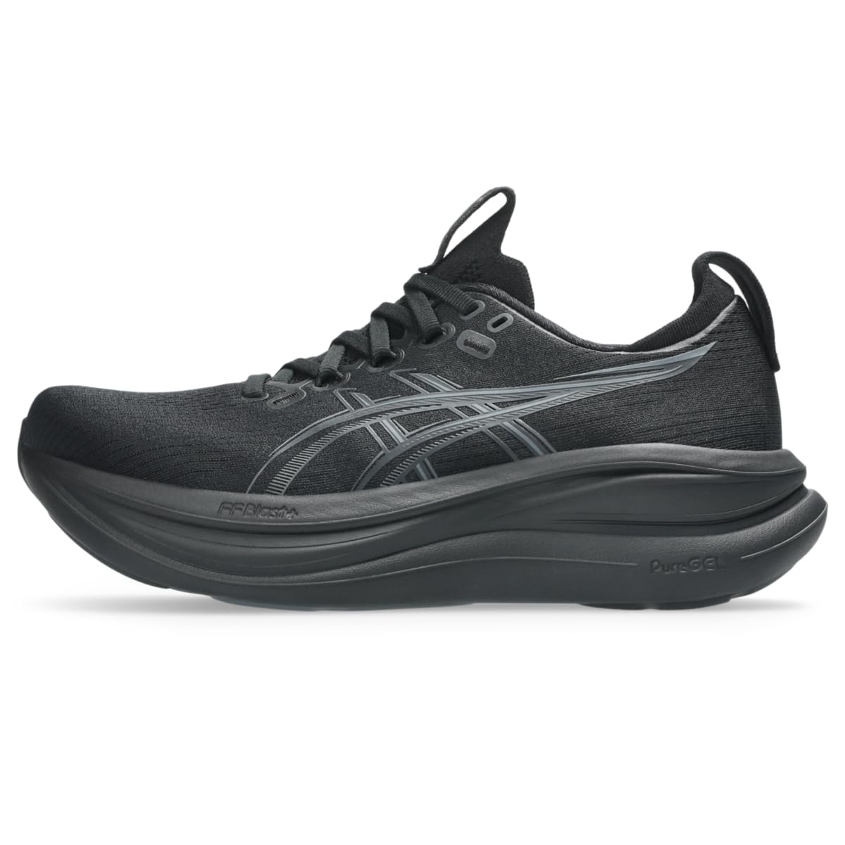 ASICS Women's Gel-Nimbus 28 Running Shoes, 5.5, Black/Graphite Grey