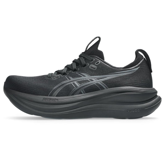 ASICS Women's Gel-Nimbus 28 Running Shoes, 5.5, Black/Graphite Grey