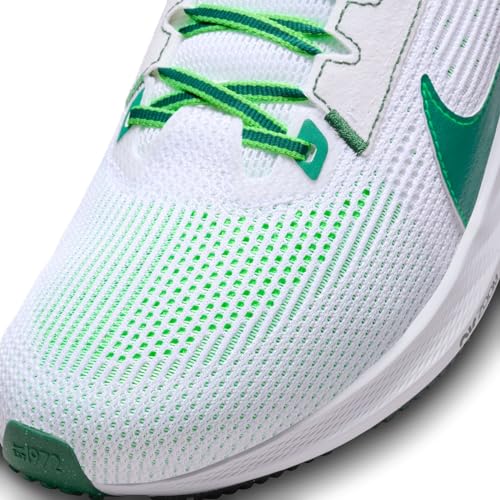 NIKE Men's Air Zoom Pegasus Sneaker, White Malachite Fir Green STRI, 11 US