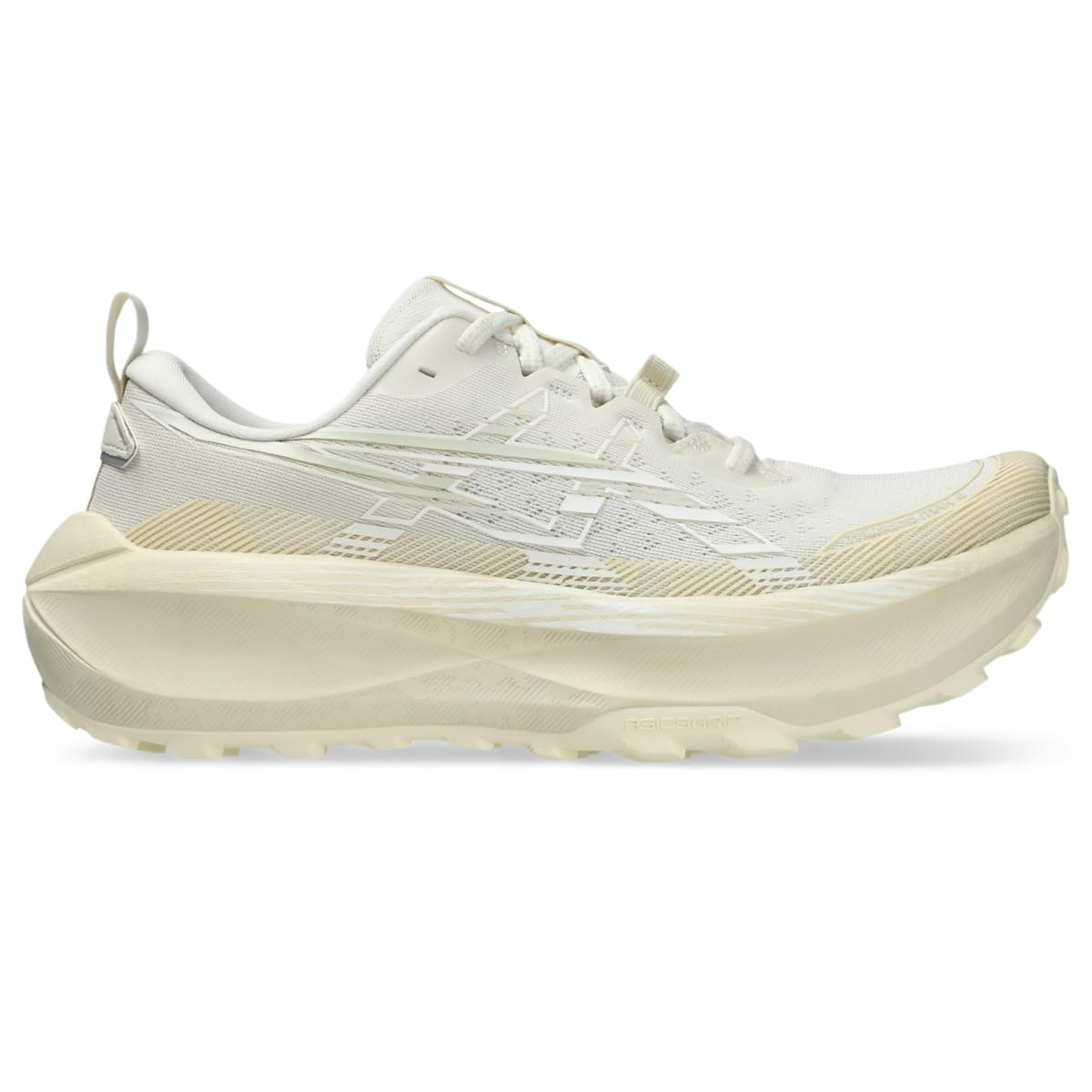 ASICS Men's Trabuco Max 4 Running Shoes, 10, Cream/White